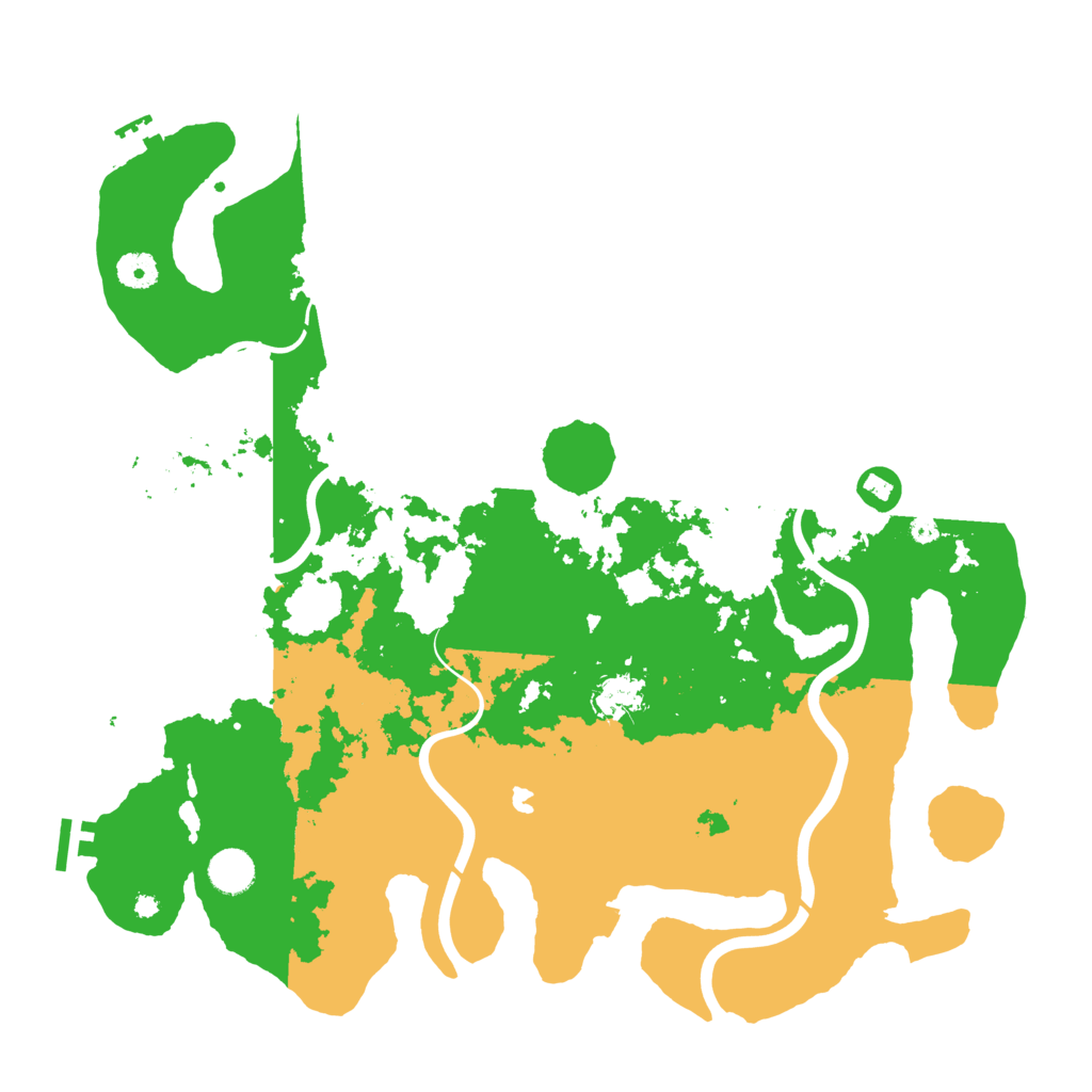 Biome Rust Map: Procedural Map, Size: 4200, Seed: 612747486
