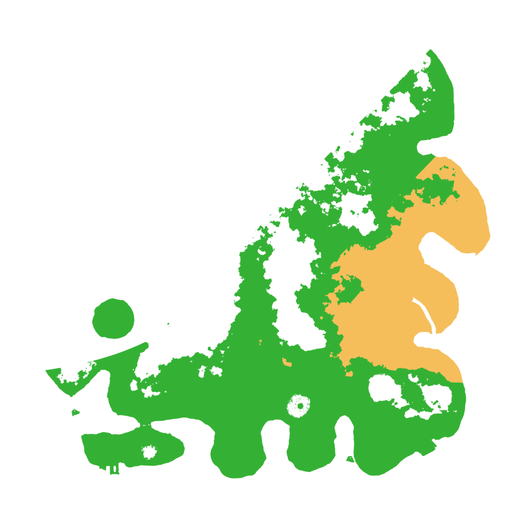 Biome Rust Map: Procedural Map, Size: 3500, Seed: 643746