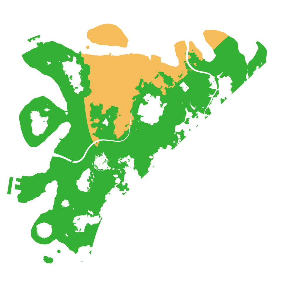 Biome Rust Map: Procedural Map, Size: 3500, Seed: 1278610600
