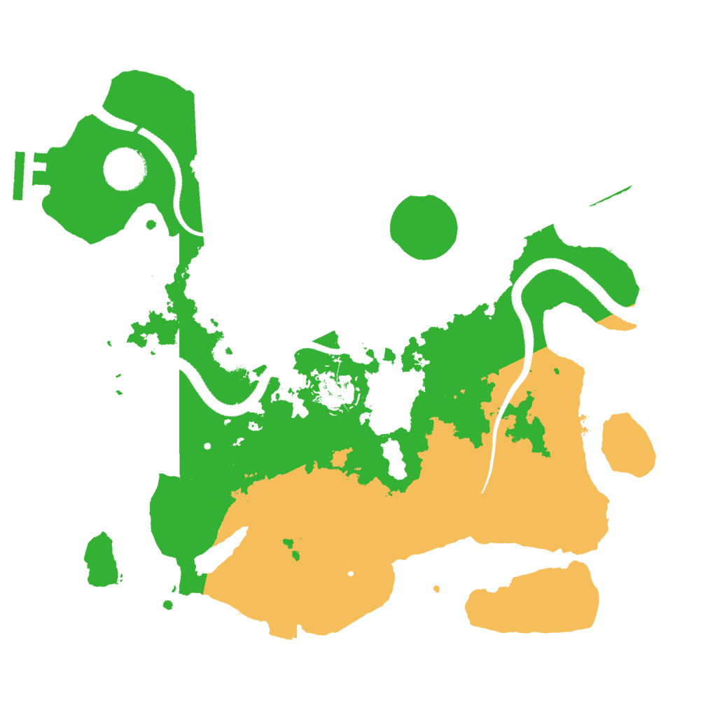 Biome Rust Map: Procedural Map, Size: 3000, Seed: 369182518