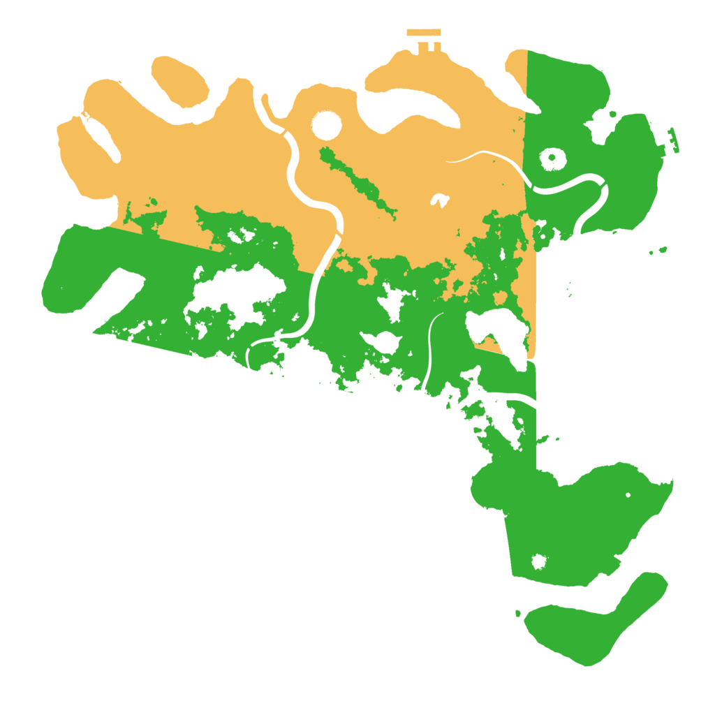 Biome Rust Map: Procedural Map, Size: 4250, Seed: 281808939