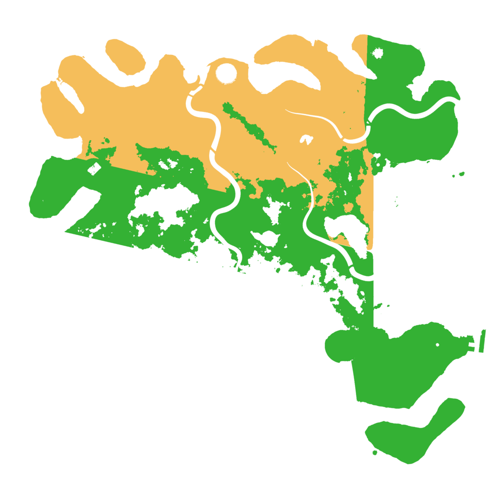 Biome Rust Map: Procedural Map, Size: 4250, Seed: 281808939
