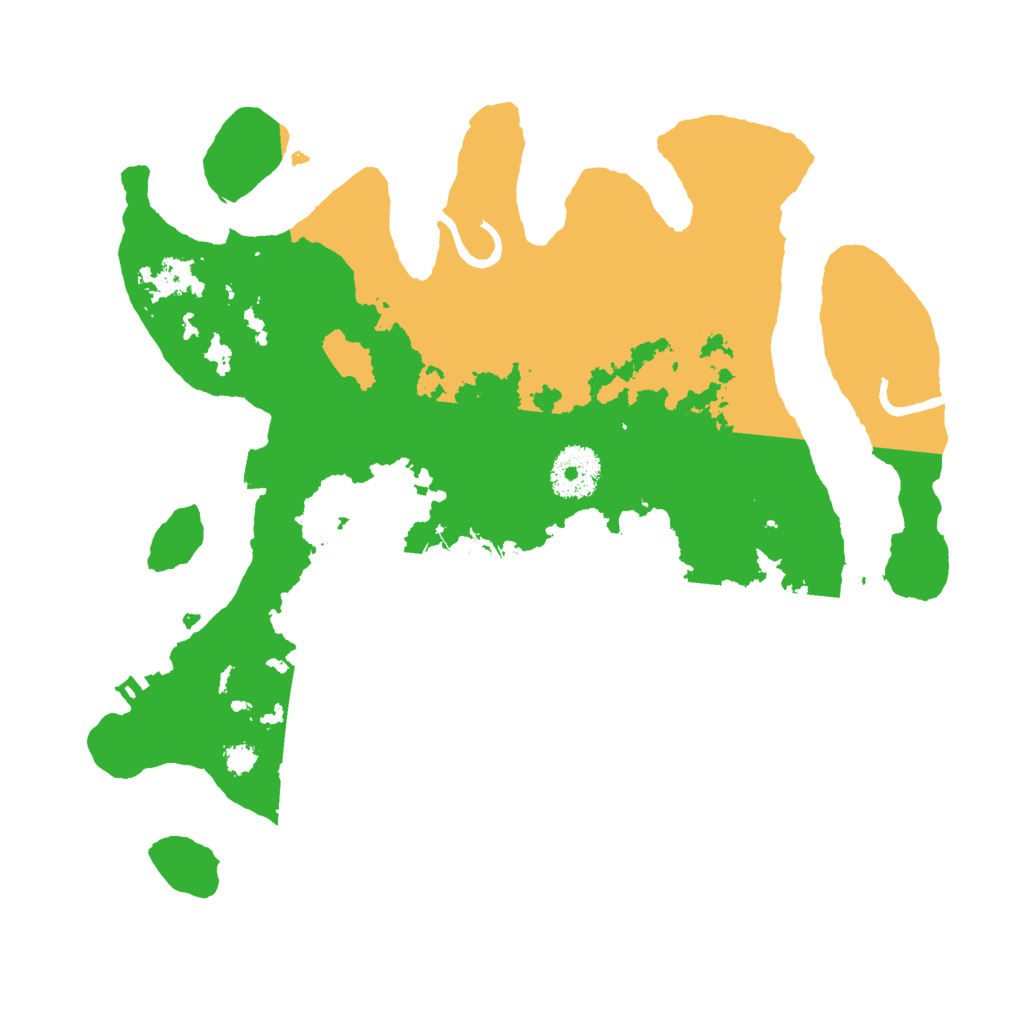 Biome Rust Map: Procedural Map, Size: 3000, Seed: 7645281