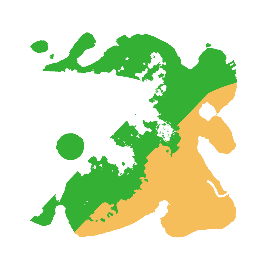 Biome Rust Map: Procedural Map, Size: 2650, Seed: 1244260524