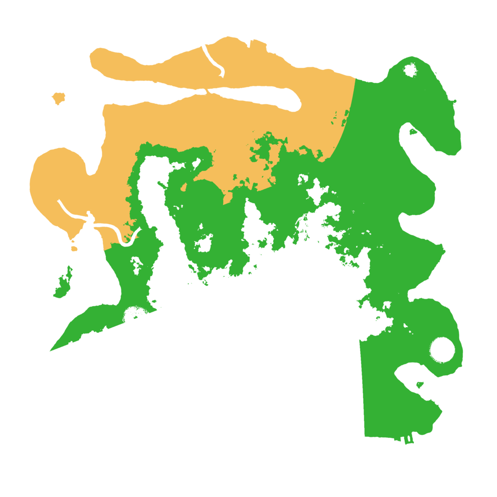 Biome Rust Map: Procedural Map, Size: 3500, Seed: 707610128