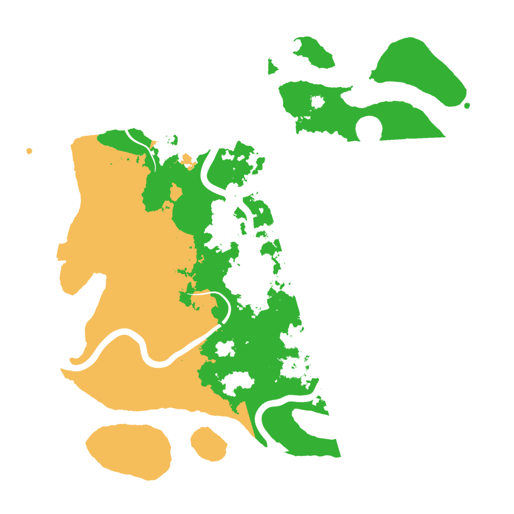 Biome Rust Map: Procedural Map, Size: 3500, Seed: 1718400870