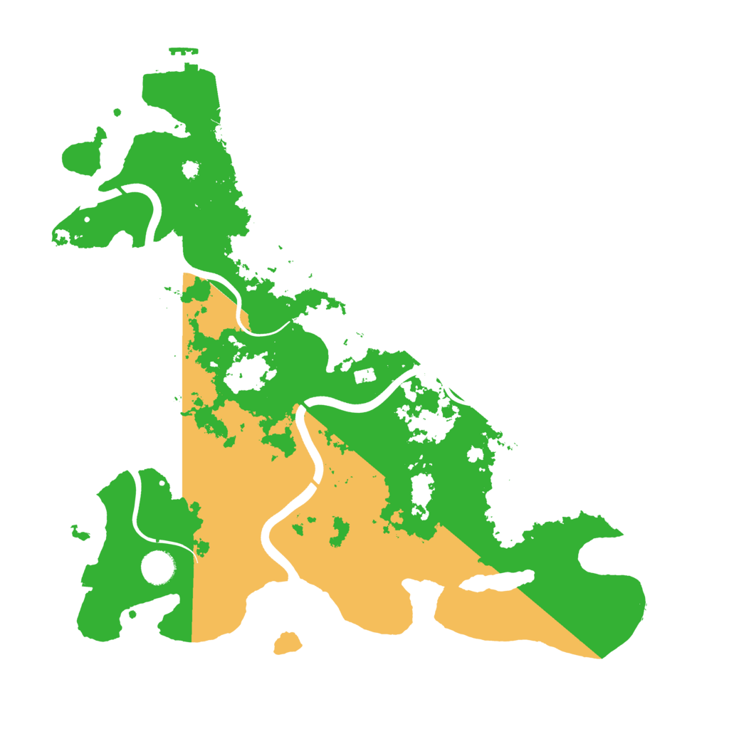 Biome Rust Map: Procedural Map, Size: 3800, Seed: 1458093517