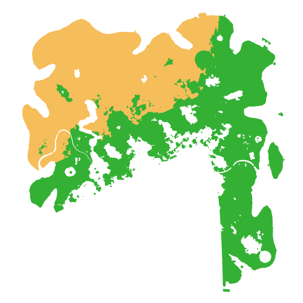 Biome Rust Map: Procedural Map, Size: 4500, Seed: 1491326589