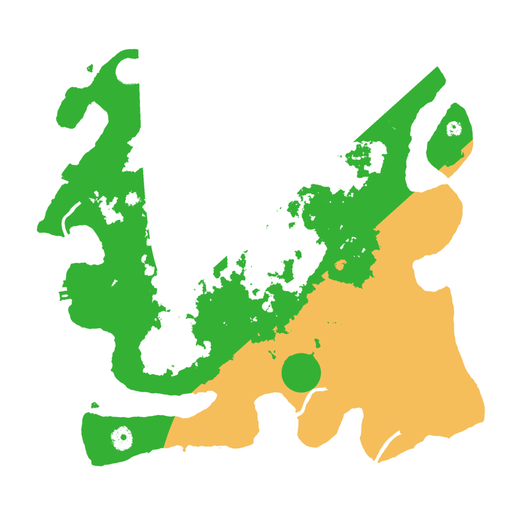 Biome Rust Map: Procedural Map, Size: 3500, Seed: 87988968