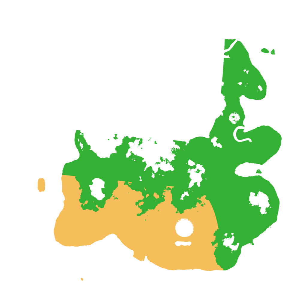 Biome Rust Map: Procedural Map, Size: 3000, Seed: 15096