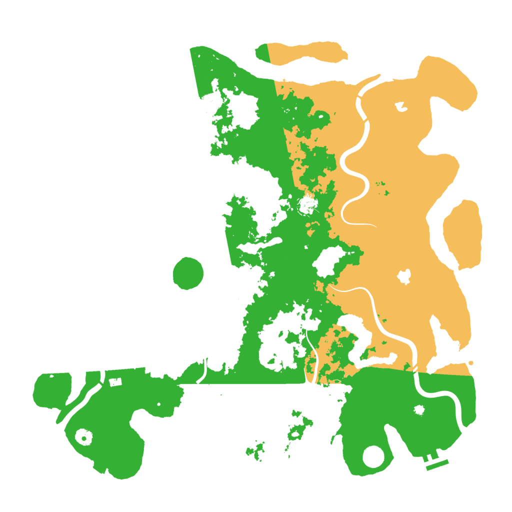 Biome Rust Map: Procedural Map, Size: 4500, Seed: 1194855351
