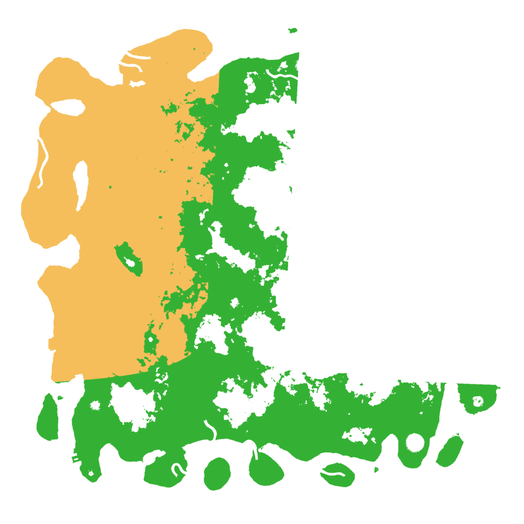 Biome Rust Map: Procedural Map, Size: 5000, Seed: 1735467170