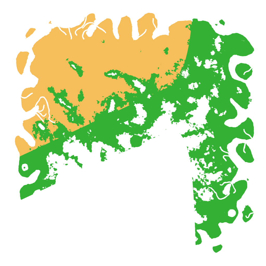Biome Rust Map: Procedural Map, Size: 6000, Seed: 1491326589
