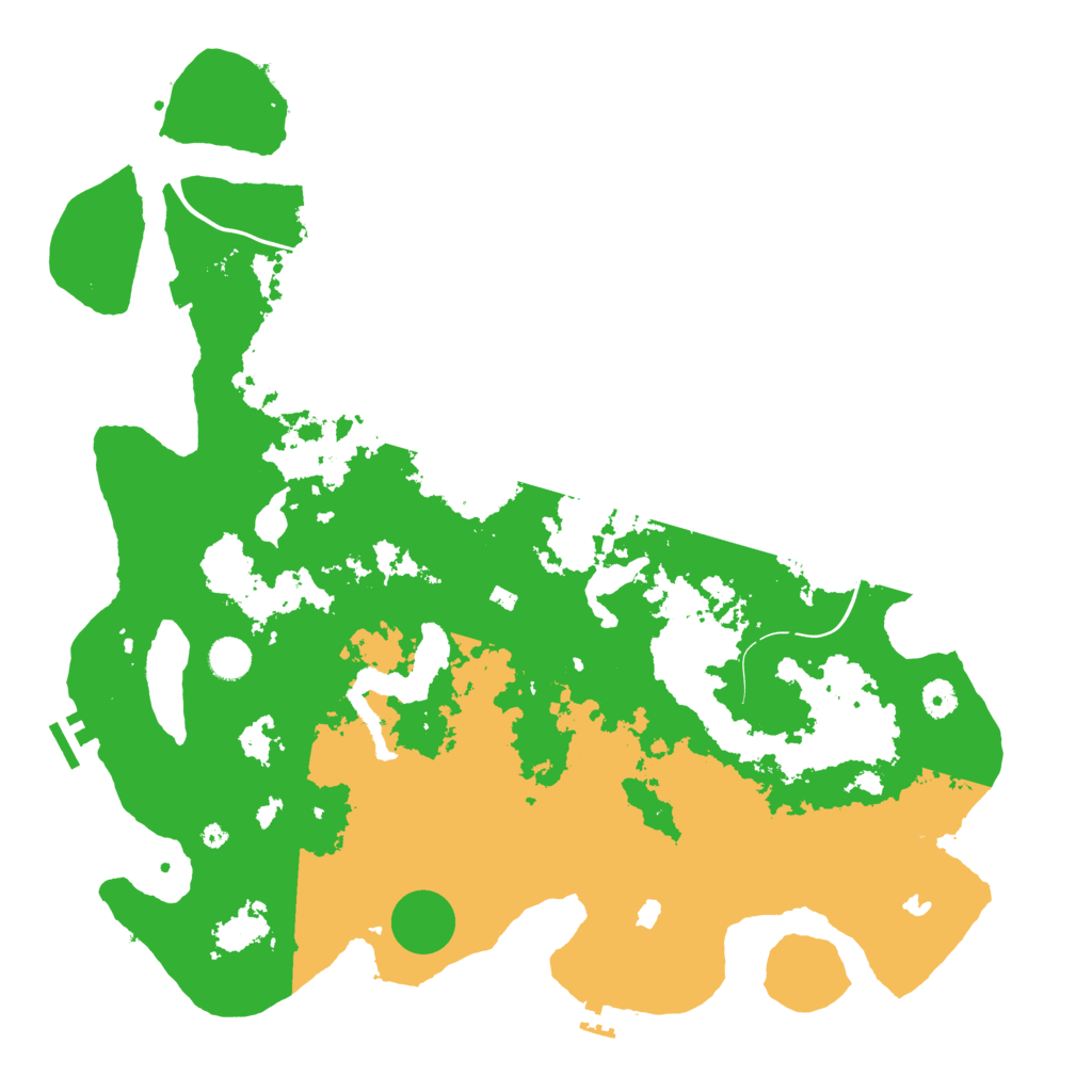 Biome Rust Map: Procedural Map, Size: 4500, Seed: 1351258487
