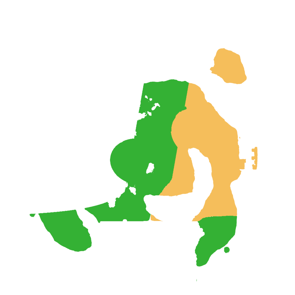 Biome Rust Map: Procedural Map, Size: 2000, Seed: 120917