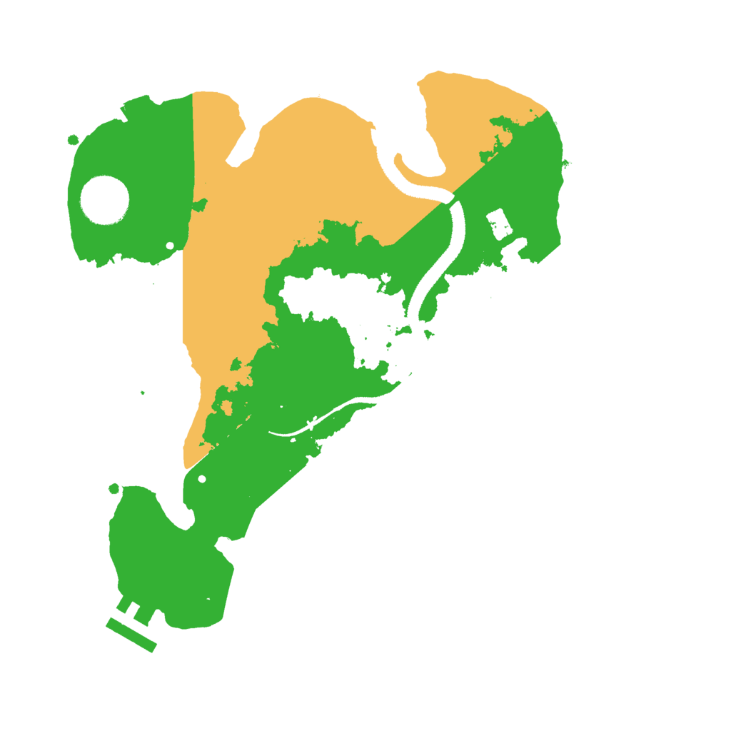 Biome Rust Map: Procedural Map, Size: 2750, Seed: 628596490