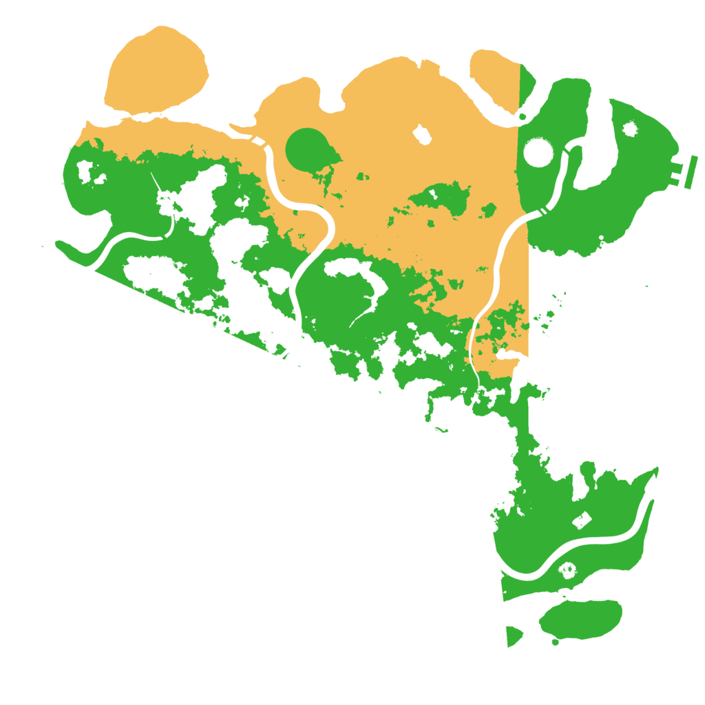 Biome Rust Map: Procedural Map, Size: 4250, Seed: 1280877722