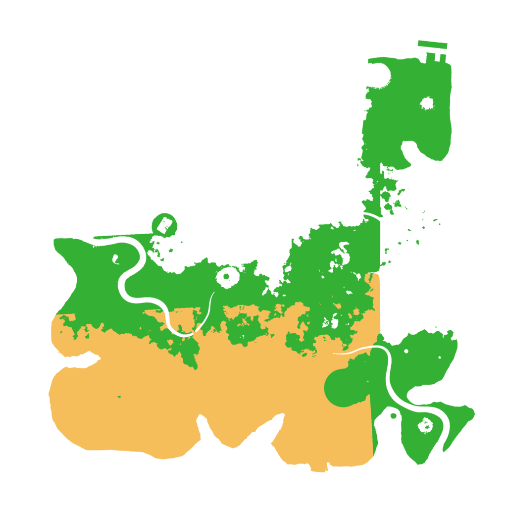 Biome Rust Map: Procedural Map, Size: 3500, Seed: 1776464275