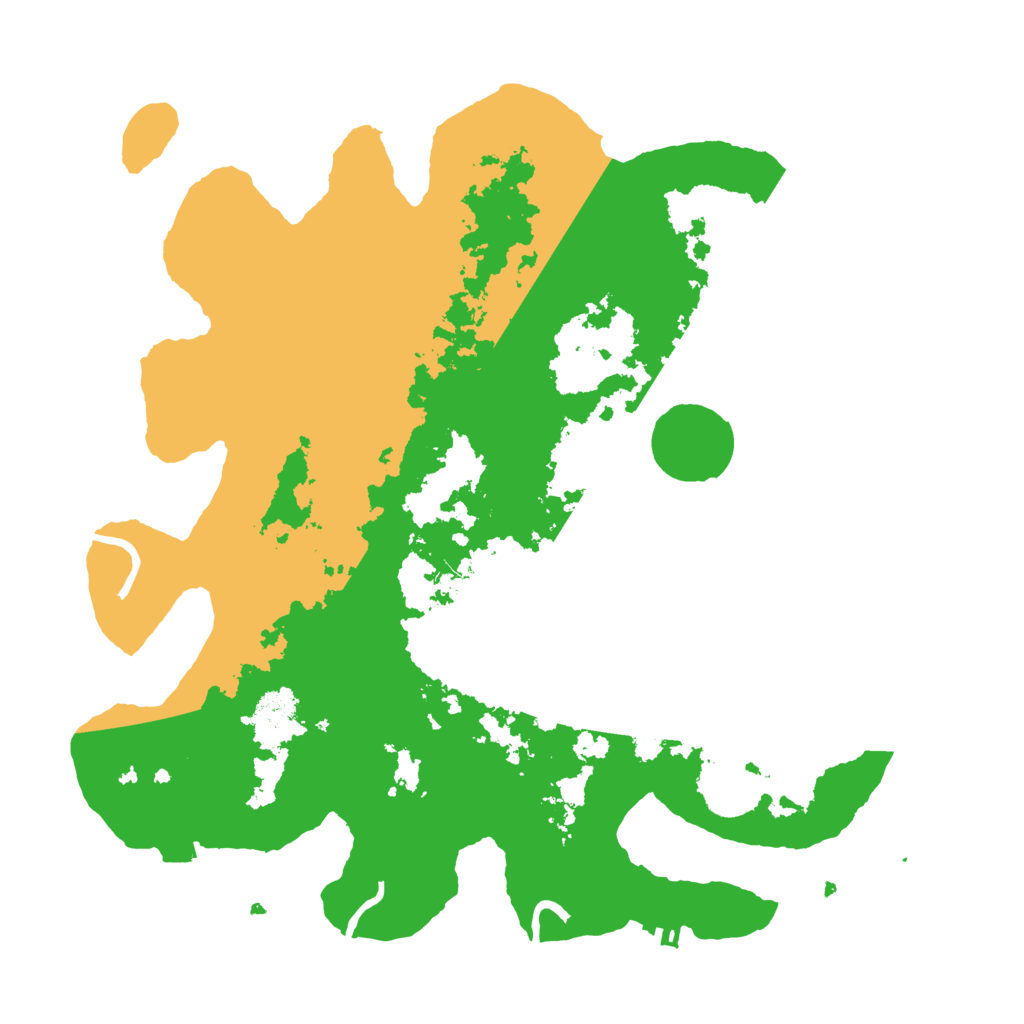 Biome Rust Map: Procedural Map, Size: 3500, Seed: 5421825