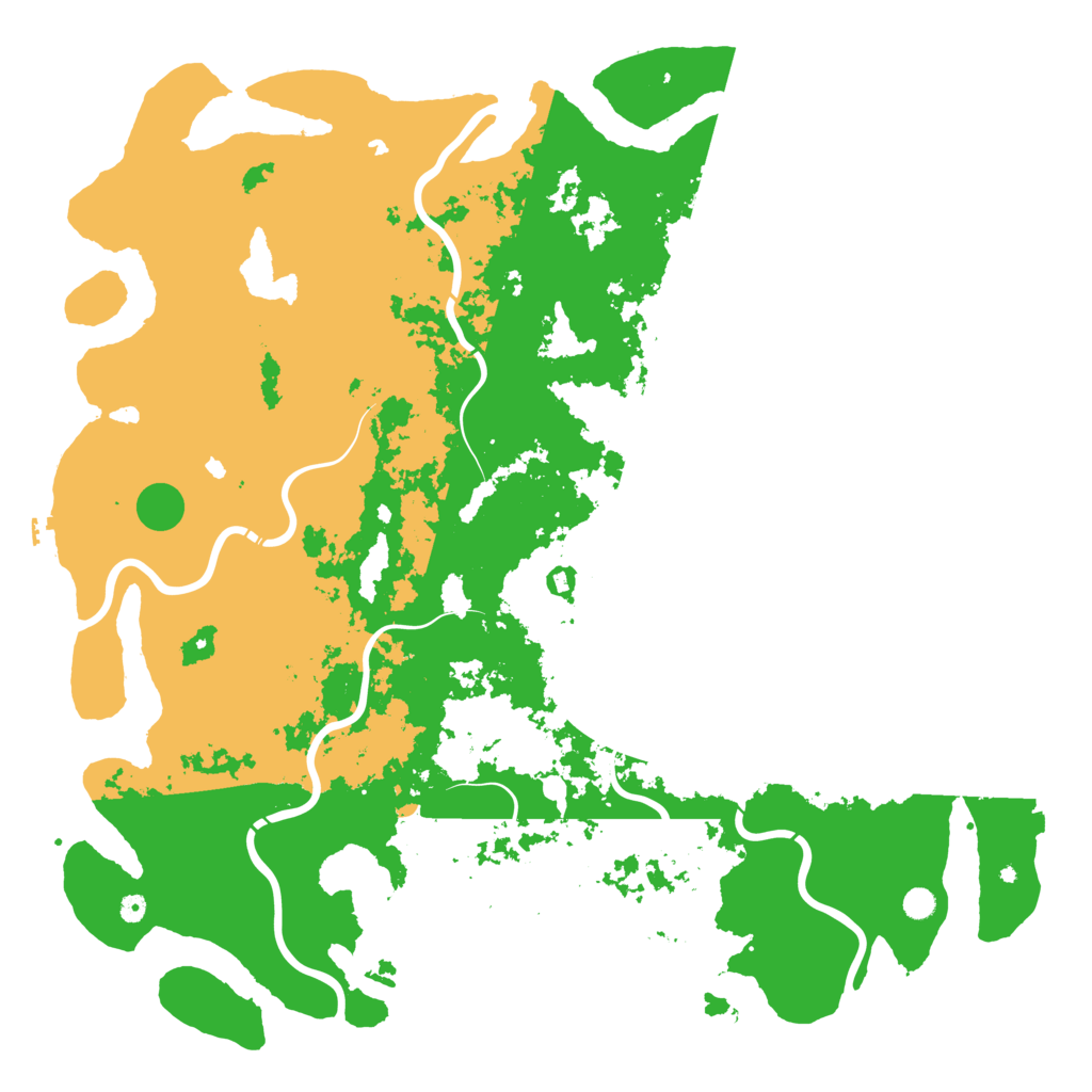 Biome Rust Map: Procedural Map, Size: 6000, Seed: 2120358571