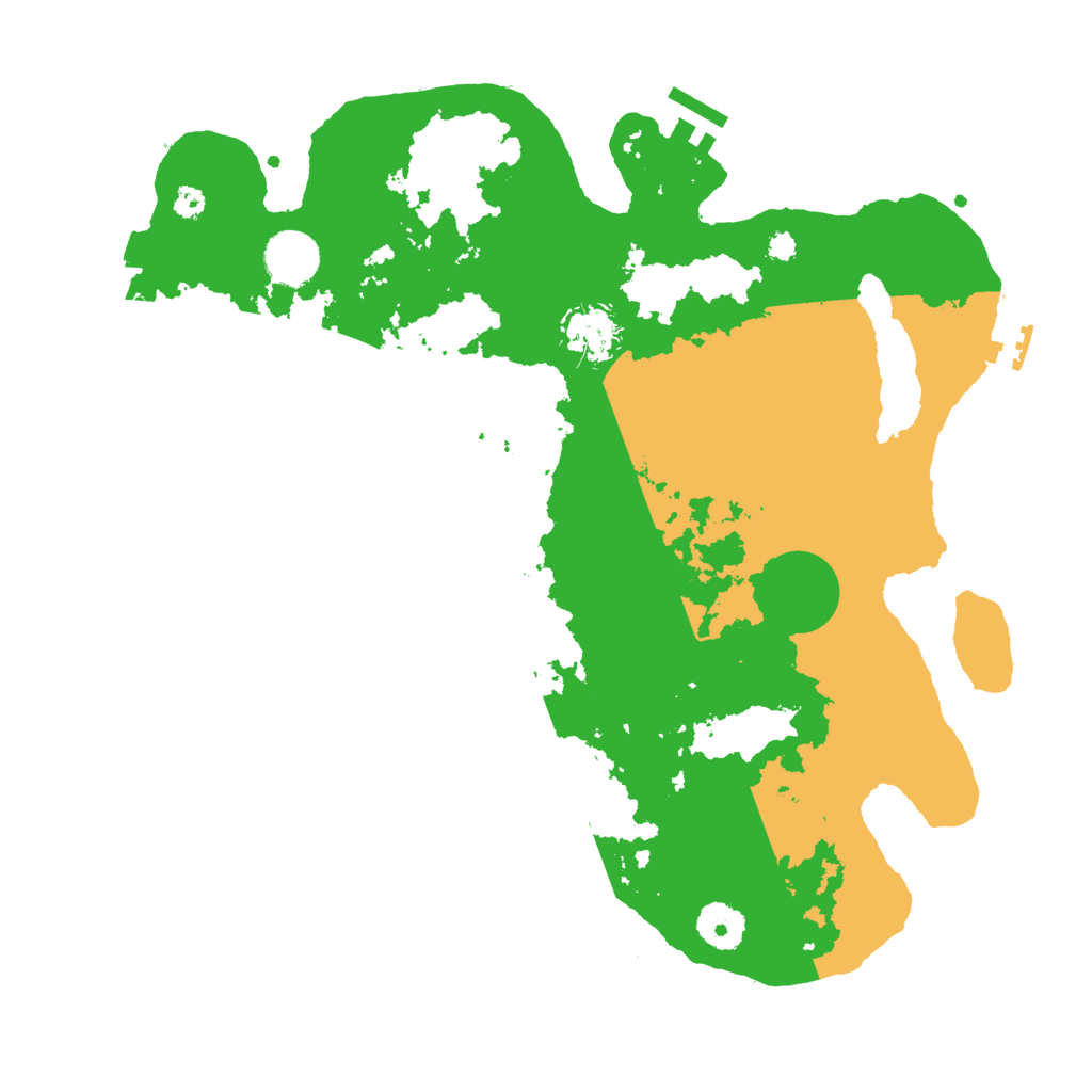 Biome Rust Map: Procedural Map, Size: 3500, Seed: 1574384254
