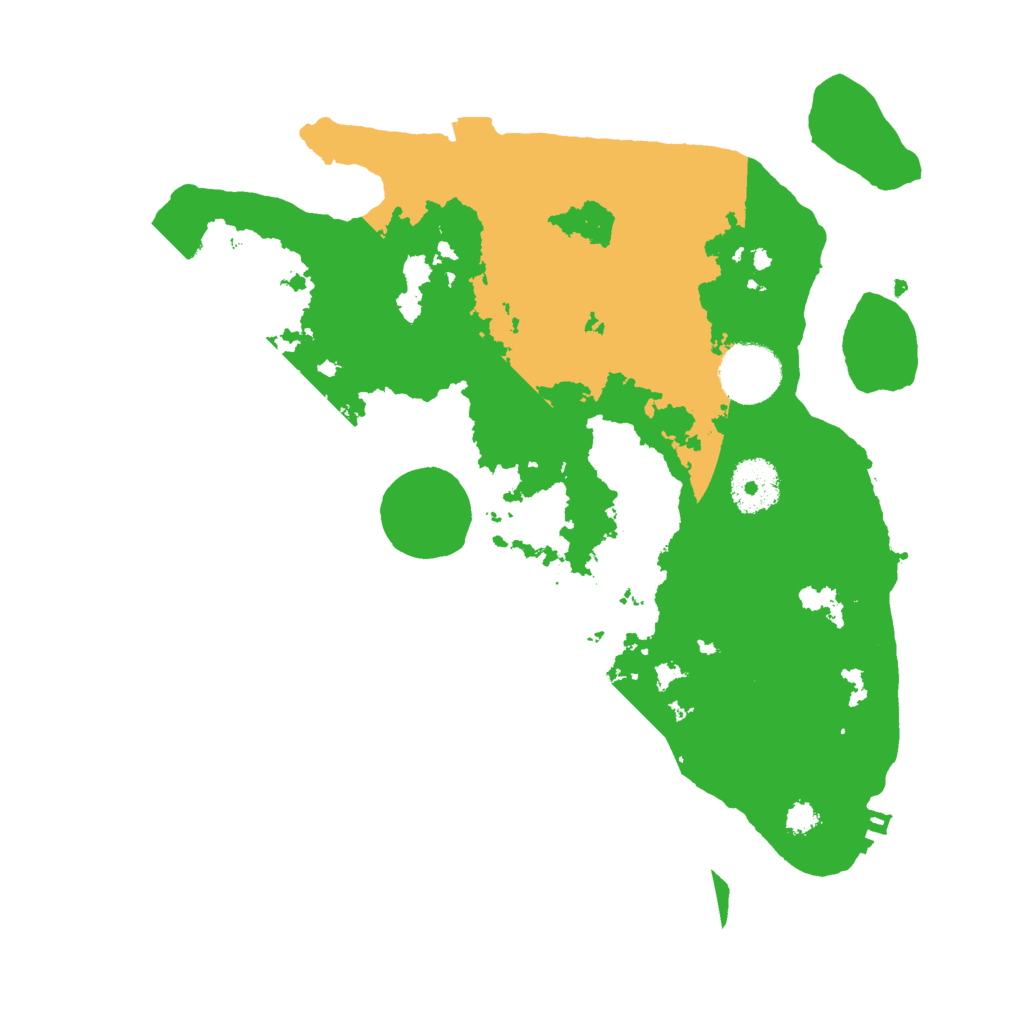 Biome Rust Map: Procedural Map, Size: 3000, Seed: 27919797