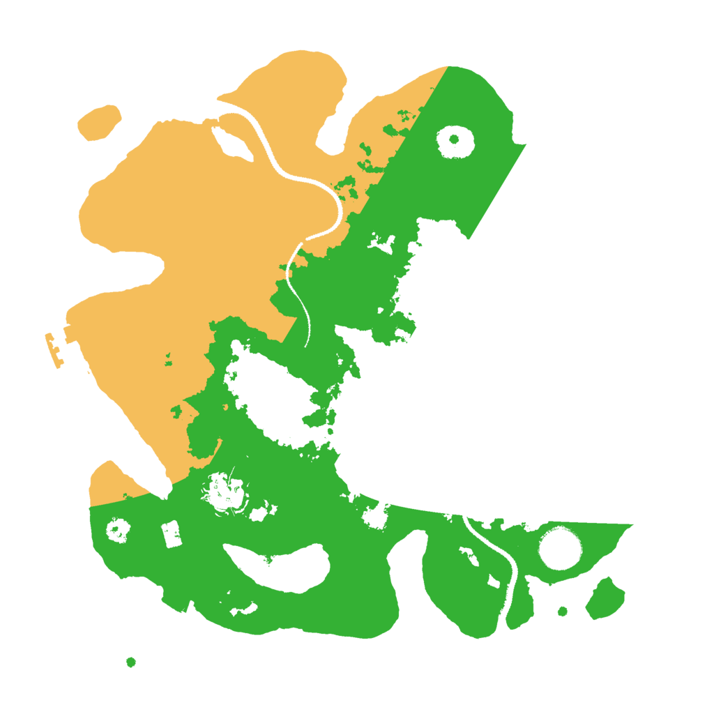 Biome Rust Map: Procedural Map, Size: 3000, Seed: 1436001671