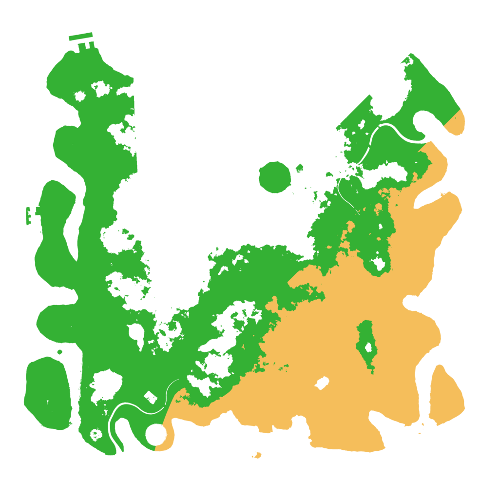 Biome Rust Map: Procedural Map, Size: 4250, Seed: 856336661