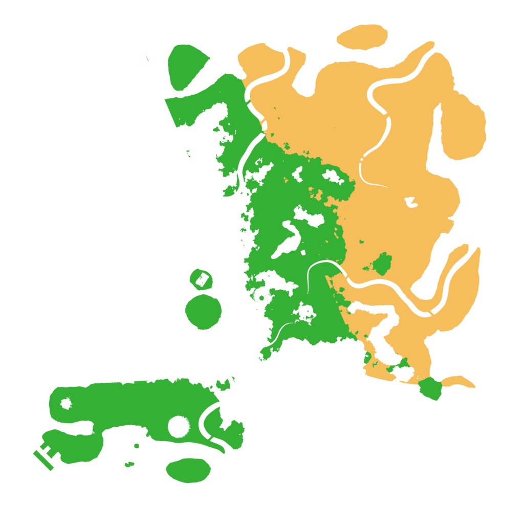 Biome Rust Map: Procedural Map, Size: 4250, Seed: 2031436017