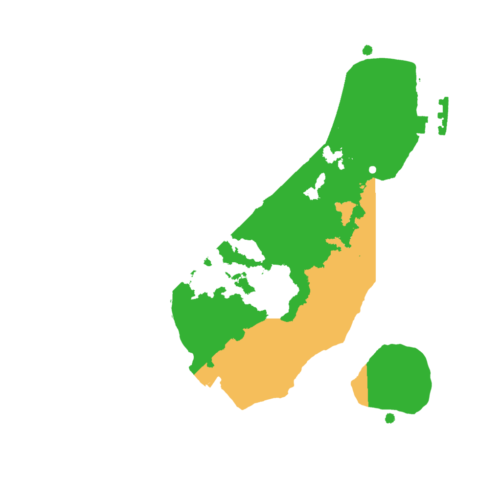 Biome Rust Map: Procedural Map, Size: 2000, Seed: 7022018