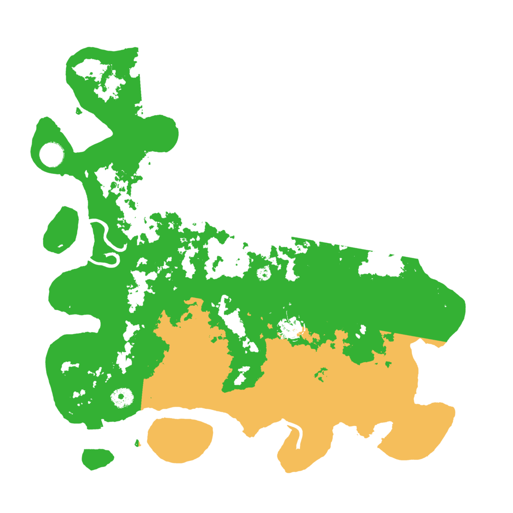 Biome Rust Map: Procedural Map, Size: 3700, Seed: 75538185