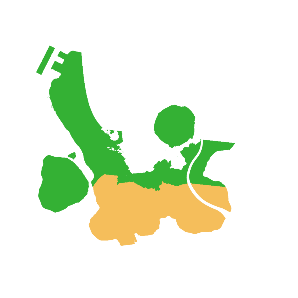 Biome Rust Map: Procedural Map, Size: 2000, Seed: 69713469