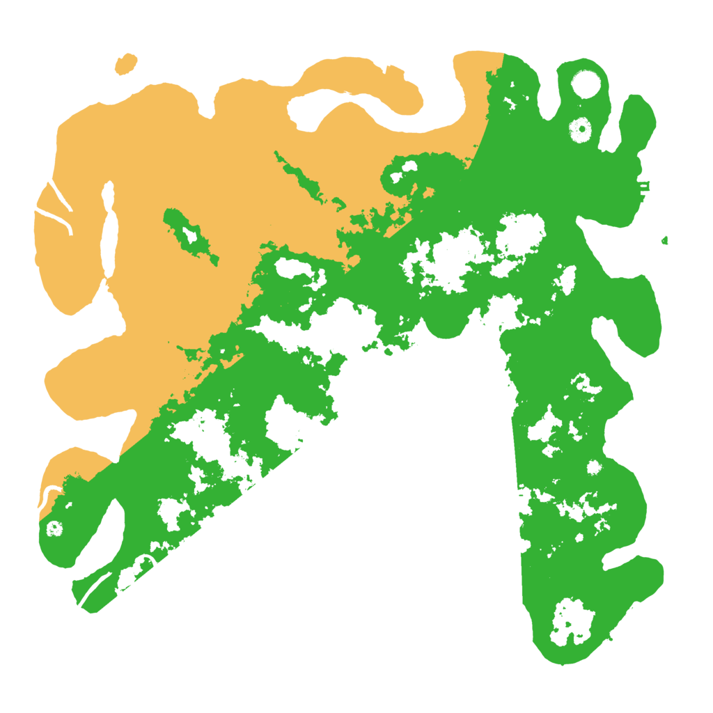 Biome Rust Map: Procedural Map, Size: 4500, Seed: 5443411