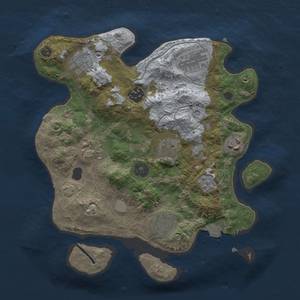 Thumbnail Rust Map: Procedural Map, Size: 3000, Seed: 846714914, 13 Monuments