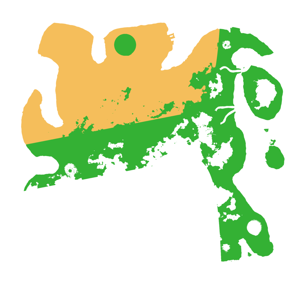 Biome Rust Map: Procedural Map, Size: 3650, Seed: 69439963