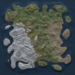 Thumbnail Rust Map: Procedural Map, Size: 4250, Seed: 1145141625, 19 Monuments