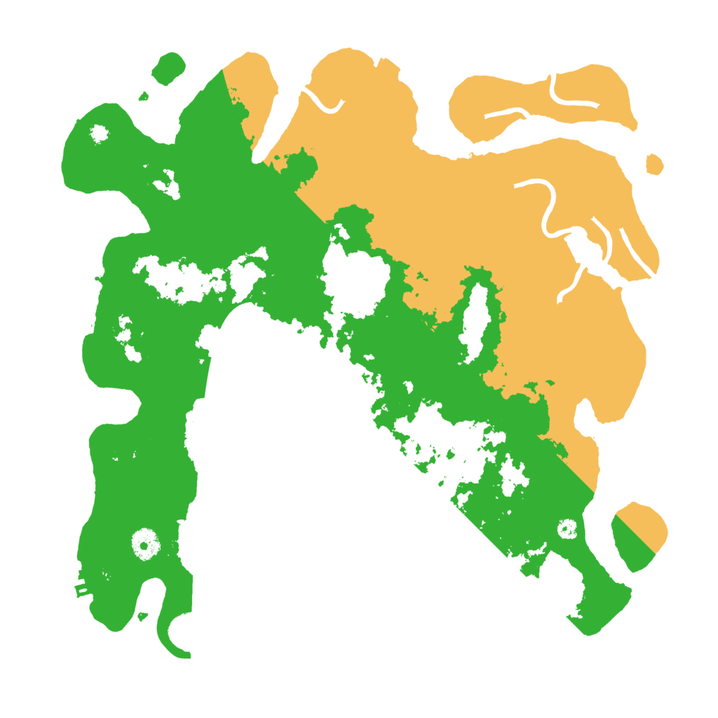 Biome Rust Map: Procedural Map, Size: 3650, Seed: 58254428