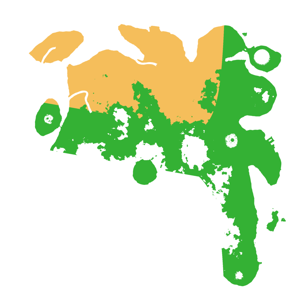 Biome Rust Map: Procedural Map, Size: 3500, Seed: 1999271579