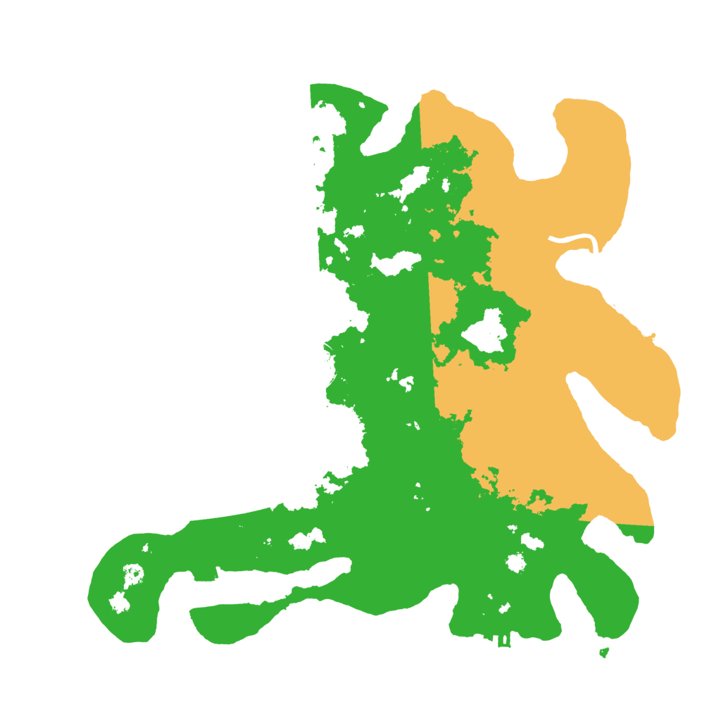Biome Rust Map: Procedural Map, Size: 3500, Seed: 1705074158