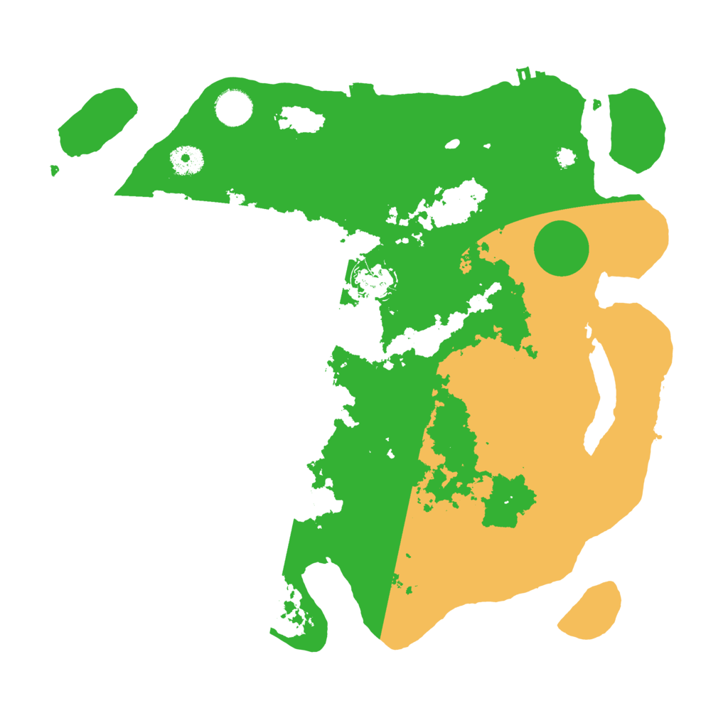 Biome Rust Map: Procedural Map, Size: 3500, Seed: 1212153952