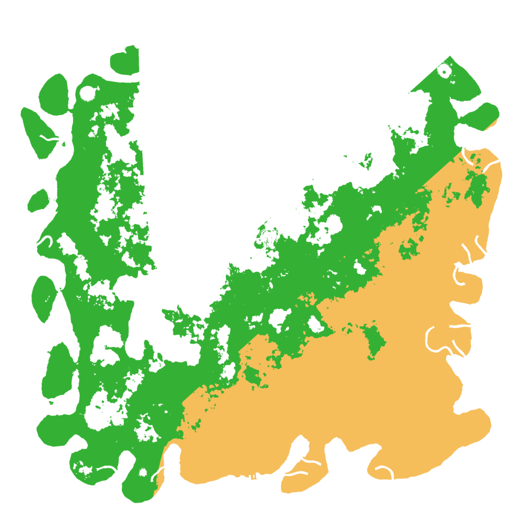 Biome Rust Map: Procedural Map, Size: 6000, Seed: 13987