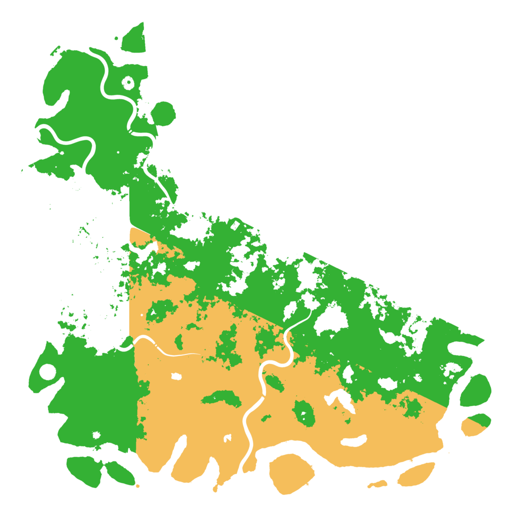 Biome Rust Map: Procedural Map, Size: 6000, Seed: 15132