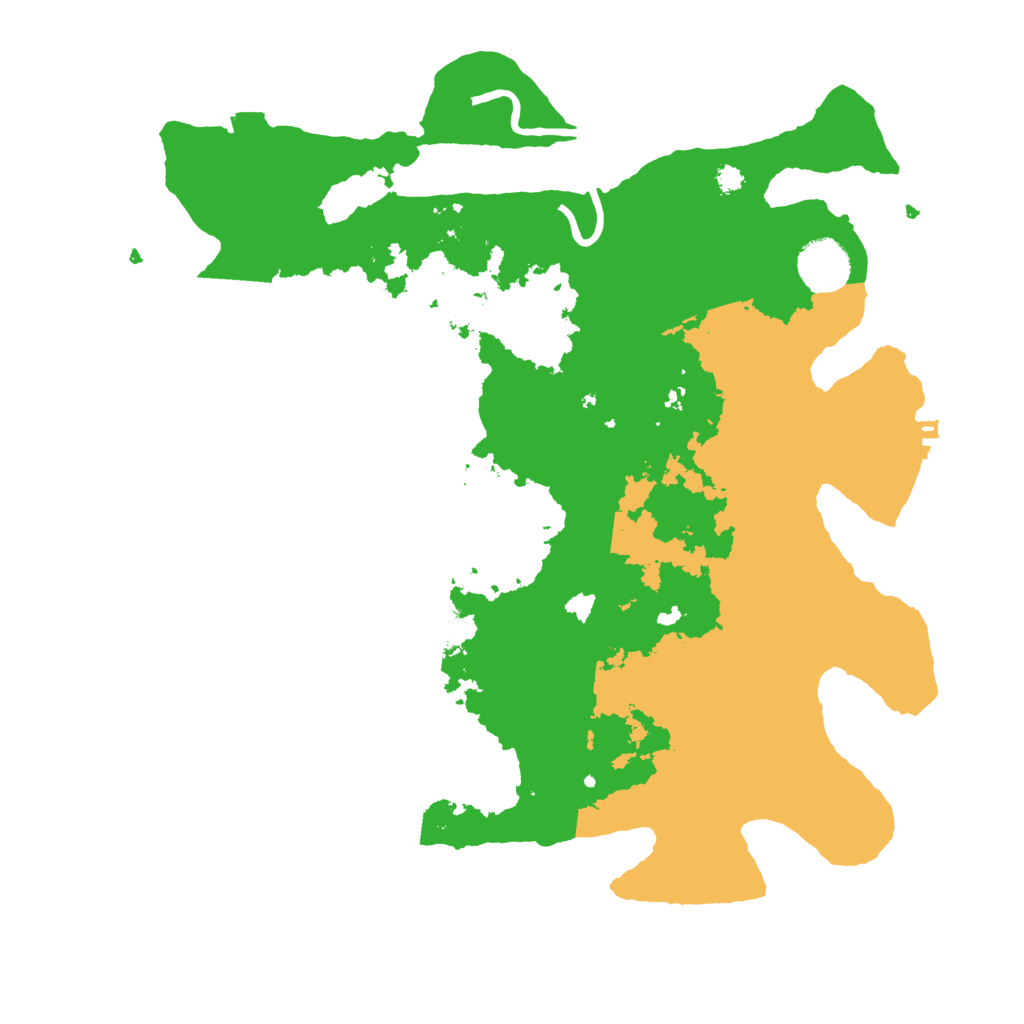 Biome Rust Map: Procedural Map, Size: 3500, Seed: 1413174919