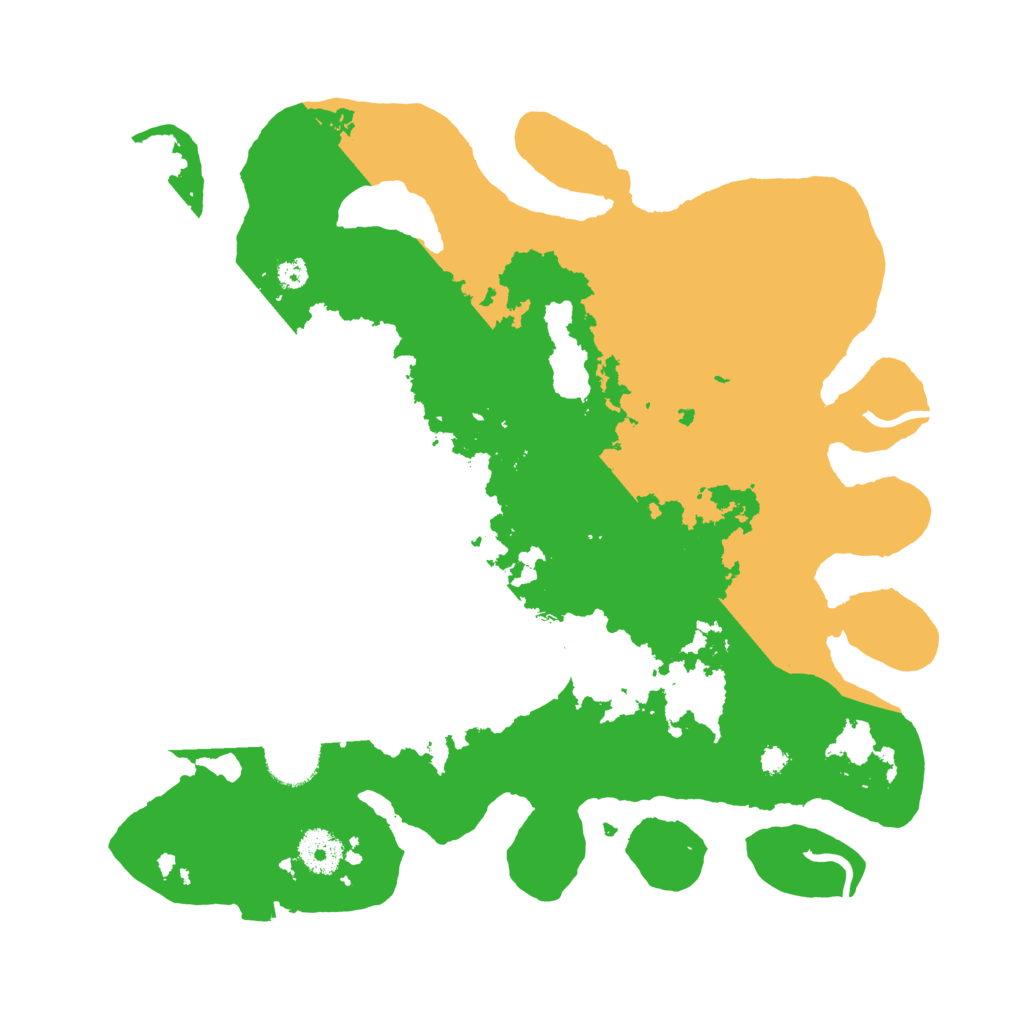 Biome Rust Map: Procedural Map, Size: 3500, Seed: 1598290998