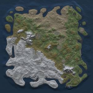 Thumbnail Rust Map: Procedural Map, Size: 5000, Seed: 730211737, 19 Monuments