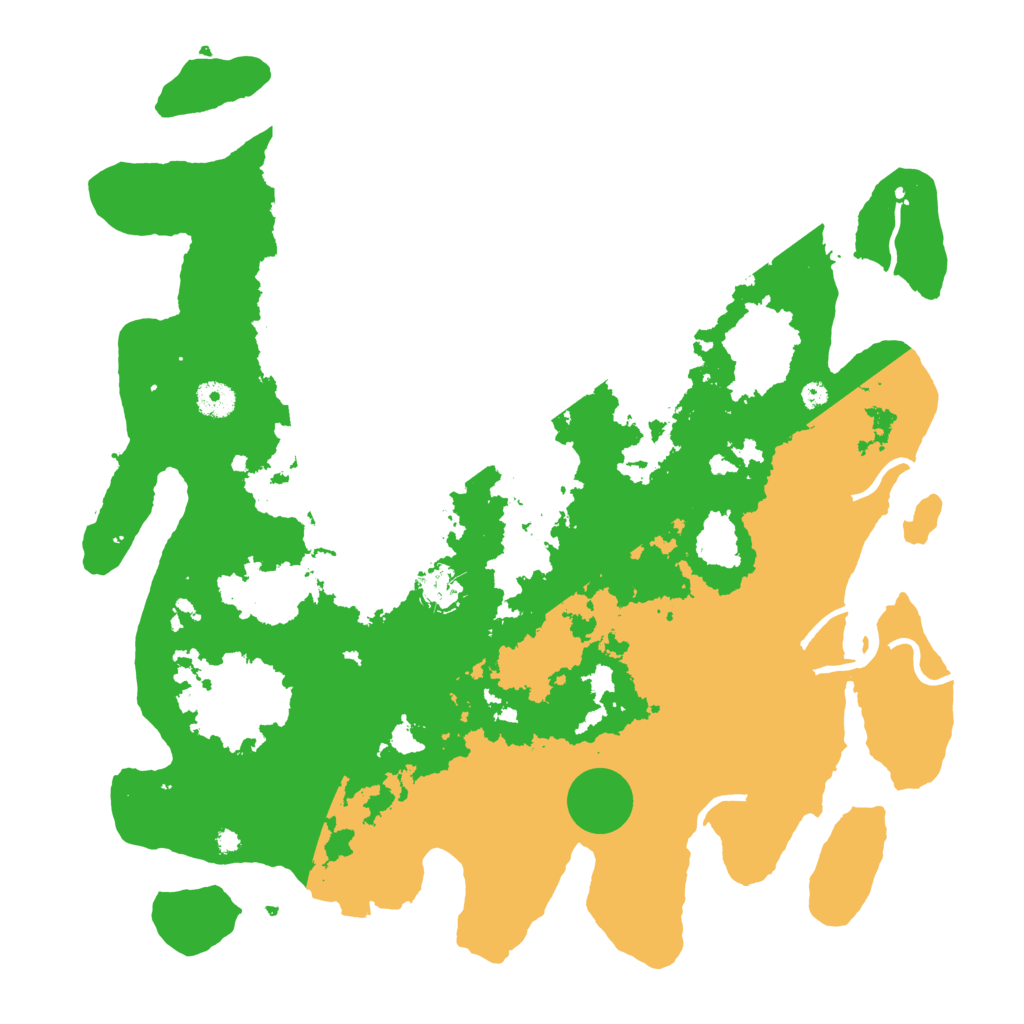 Biome Rust Map: Procedural Map, Size: 4100, Seed: 41066615