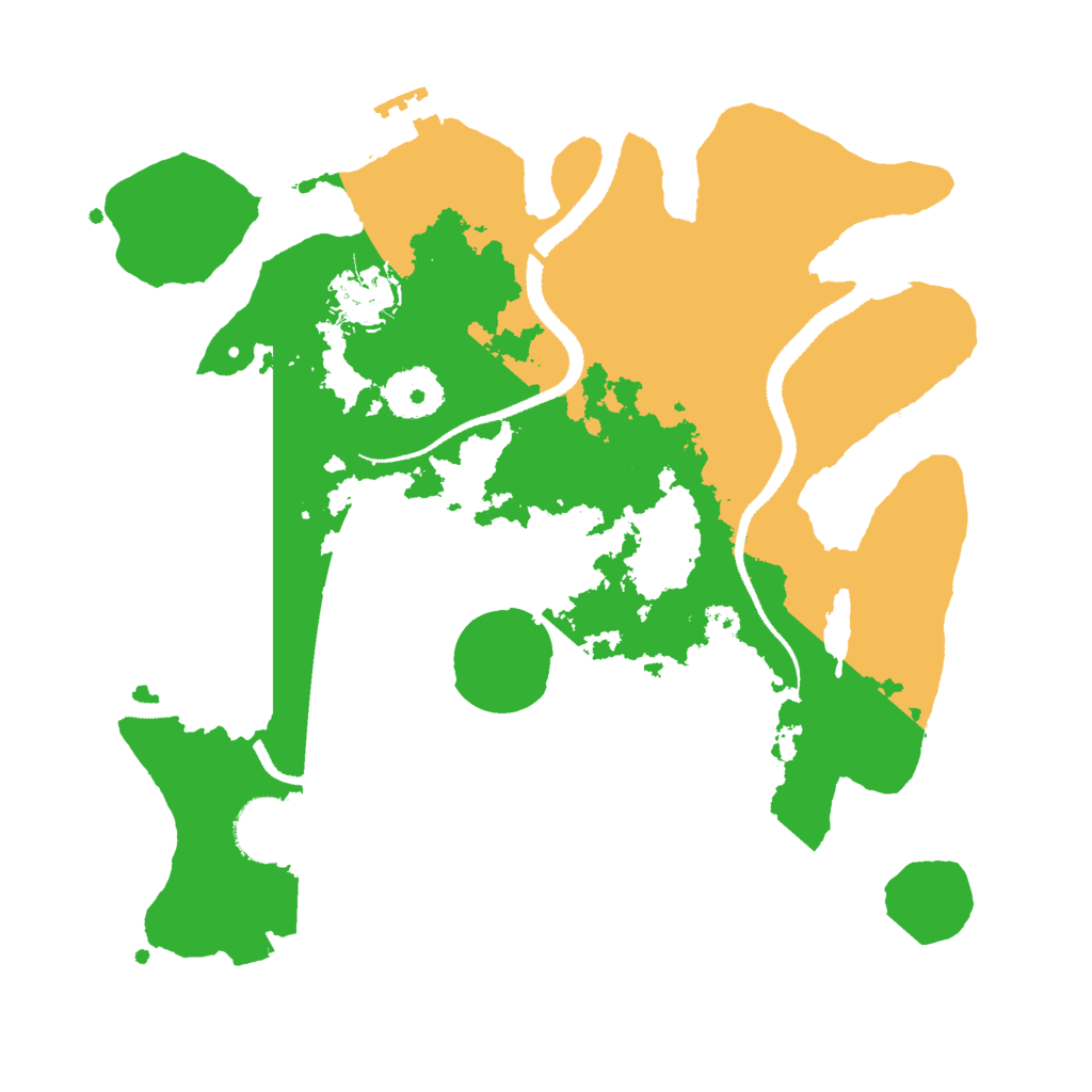 Biome Rust Map: Procedural Map, Size: 3000, Seed: 33737