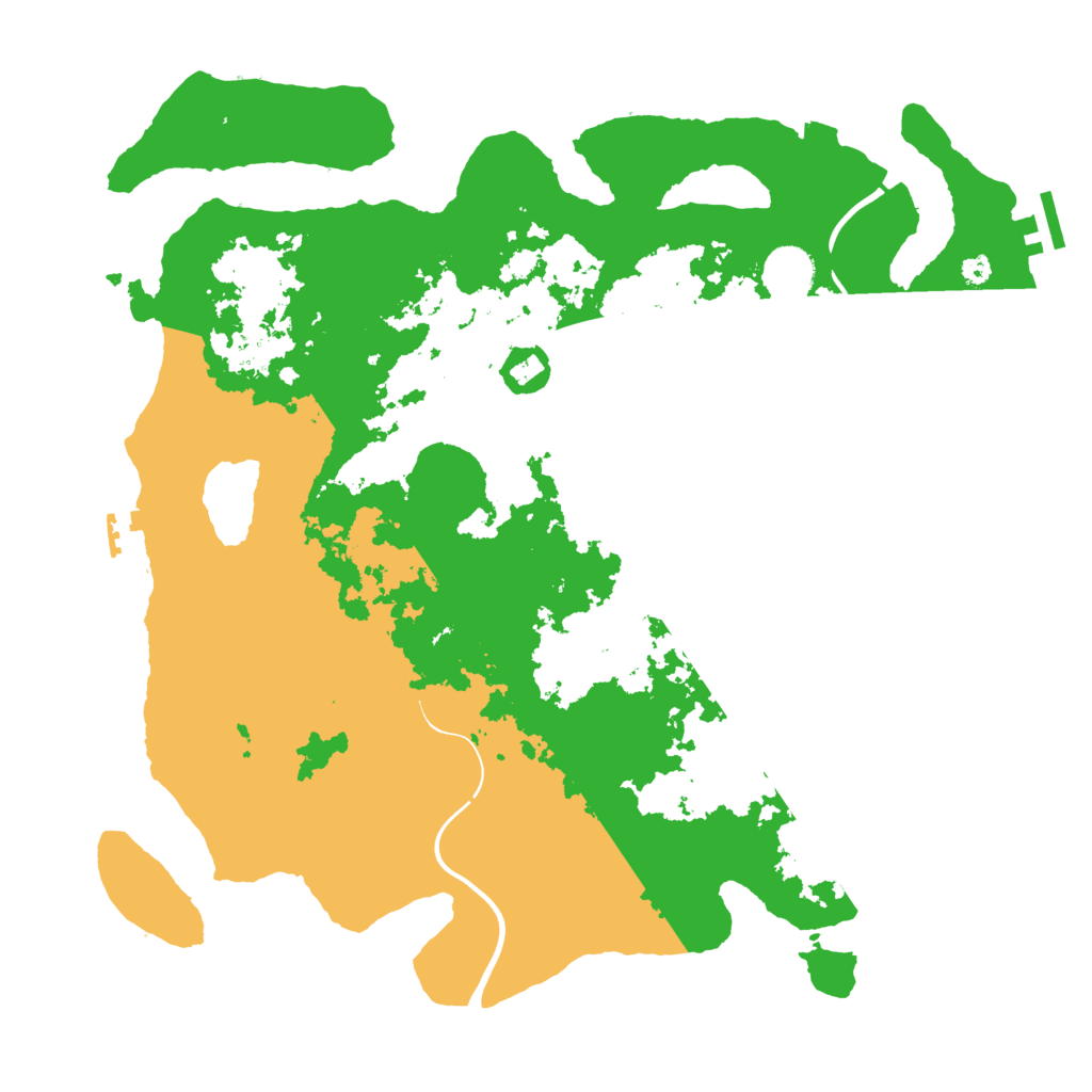 Biome Rust Map: Procedural Map, Size: 3800, Seed: 1979041809