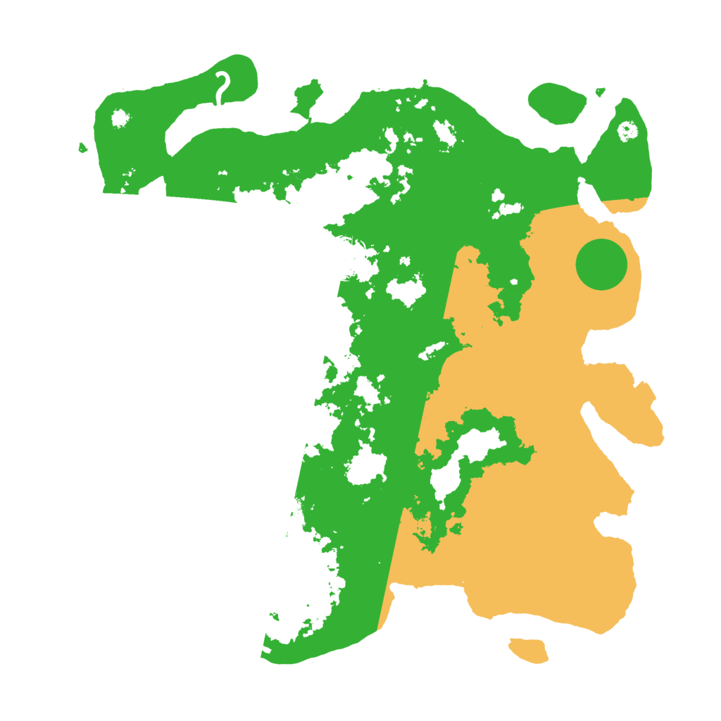 Biome Rust Map: Procedural Map, Size: 3700, Seed: 1076245494