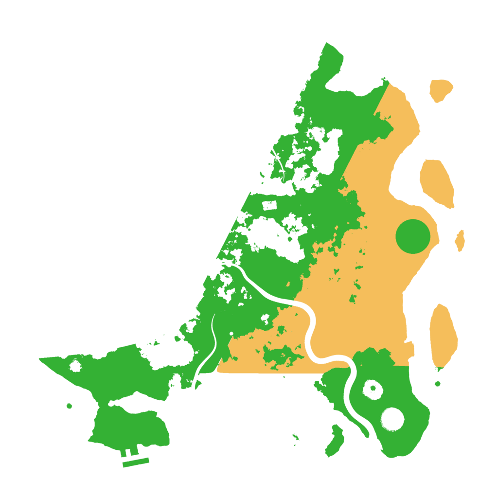Biome Rust Map: Procedural Map, Size: 3800, Seed: 42